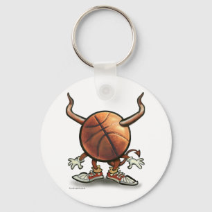 Basketball-Teufel Schlüsselanhänger