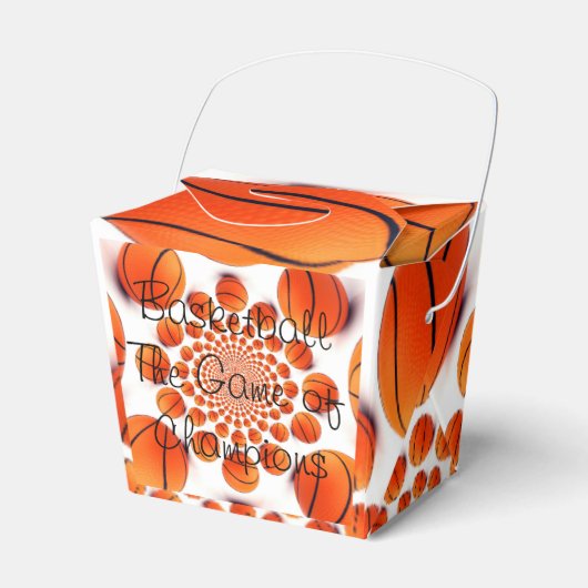 Basketball the Game of Champions Takeout Favor Box Geschenkschachtel (Vorderseite)