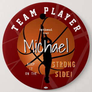 Basketball-Thema Button HAMbyWG