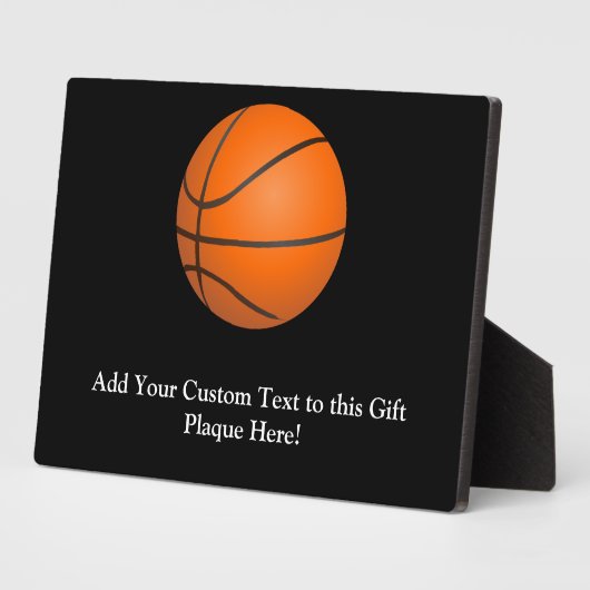 Basketball-Thema Fotoplatte (Seite)