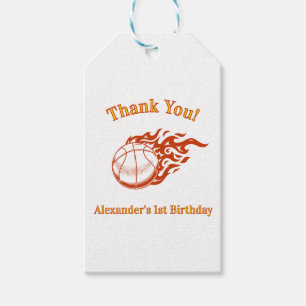 Basketball-Thema Geschenkanhänger