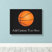 Basketball-Thema Leinwanddruck (Insitu (Holzboden))