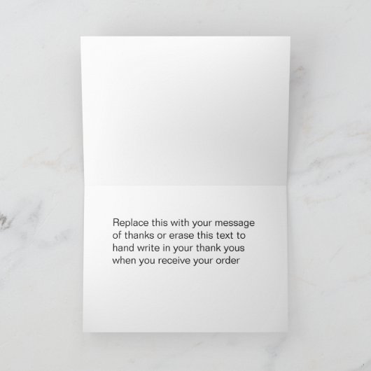 Basketball Theme Business Danke Karten (Innenseite)