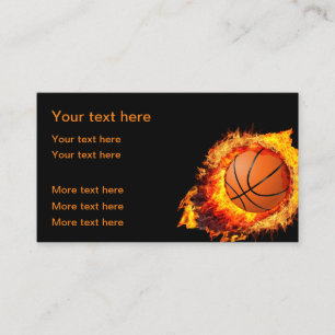 Basketball-Themen-Kühlgeschäftskarten Visitenkarte