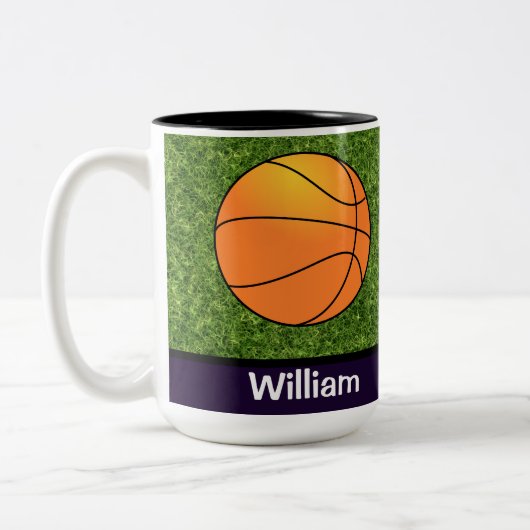 Basketball Themencoffee Cup der Tasse (Links)