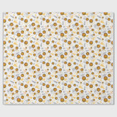 Basketball Themendesign Geschenkpapier (Flach)