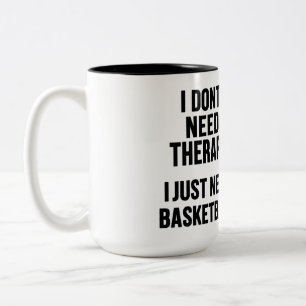 Basketball-Therapiesitzung in Gange Zweifarbige Tasse