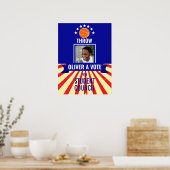 basketball Throw Vote Sports-Themed Voting Poster  (Küche)