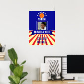 basketball Throw Vote Sports-Themed Voting Poster  (Heimbüro)