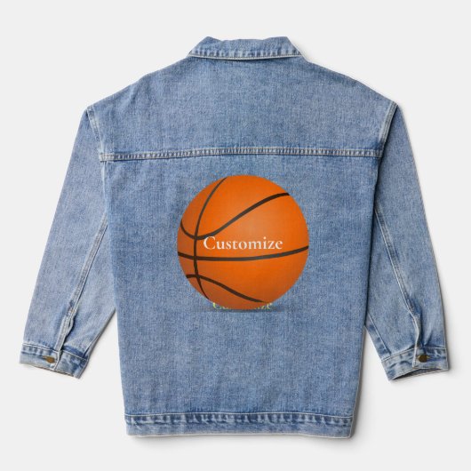 Basketball Thunder_Cove Jeansjacke (Rückseite)