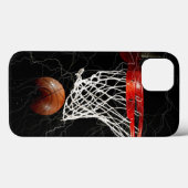 Basketball Thunders Trendy Modern Case-Mate iPhone Hülle (Rückseite (Horizontal))