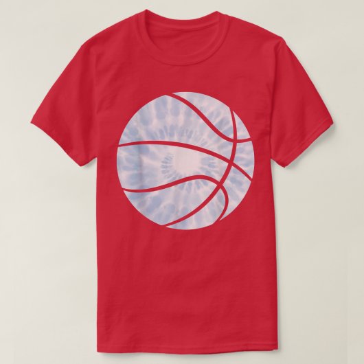 Basketball Tie Dye Colorful Rainbow Basketball Pla T-Shirt (Design vorne)