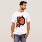Basketball-Totenprofil T-Shirt (Vorne ganz)