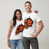 Basketball-Totenprofil T-Shirt (Unisex)