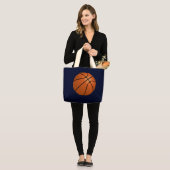 Basketball-Totentasche Jumbo Stoffbeutel (Vorderseite (Model))