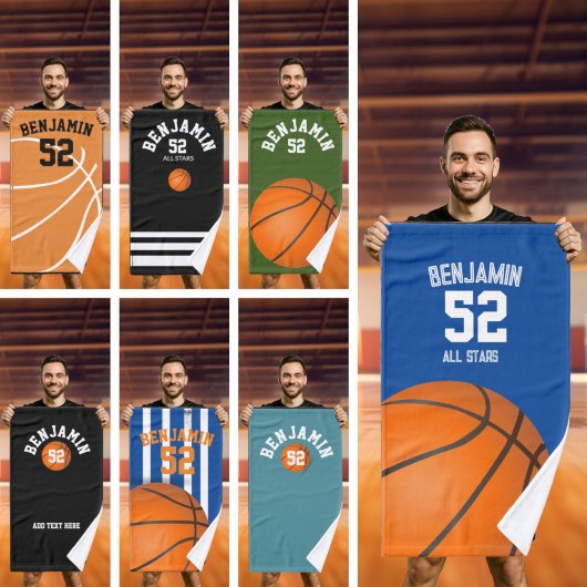 Basketball trägt Tuch, Trainerbadtuch zur Schau Handtuch