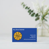Basketball trägt Visitenkarten zur Schau Visitenkarte (Stehend Vorderseite)