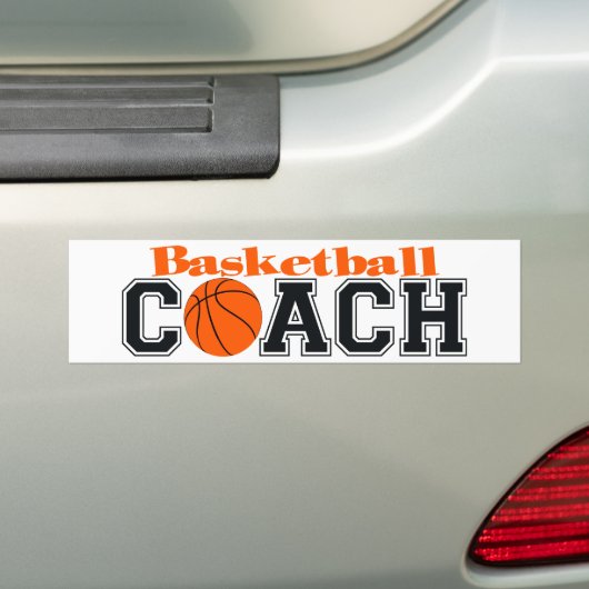 Basketball-Trainer Autoaufkleber (Auf Auto)
