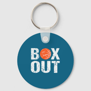 Basketball-Trainer Box Out Sagen Neuheit Geschenk  Schlüsselanhänger