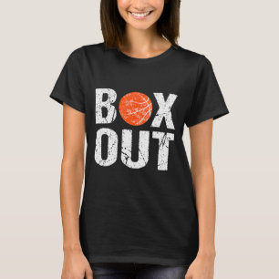 Basketball-Trainer Box Out Sagen Neuheit Geschenk  T-Shirt
