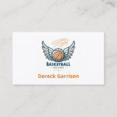 Basketball-Trainer | Coach | Ausbilder Visitenkarte (Vorderseite)