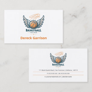 Basketball-Trainer   Coach   Ausbilder Visitenkarte