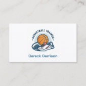 Basketball-Trainer | Coach | Ausbilder Visitenkarte (Vorderseite)