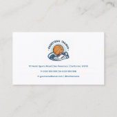 Basketball-Trainer | Coach | Ausbilder Visitenkarte (Rückseite)