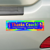 Basketball-Trainer danken Ihnen Autoaufkleber (Auf Auto)