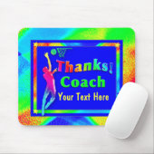 Basketball-Trainer danken Ihnen Mousepad (Mit Mouse)