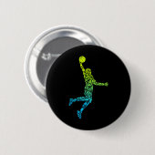 Basketball Trainer Dunkelheit Kinder Männer Boys B Button (Vorne & Hinten)