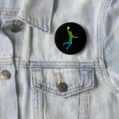 Basketball Trainer Dunkelheit Kinder Männer Boys B Button (Beispiel)