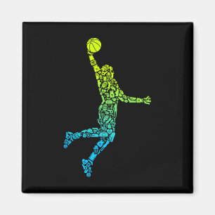 Basketball Trainer Dunkelheit Kinder Männer Boys B Magnet