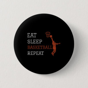 Basketball-Trainer essen Schlaf Basketball Wiederh Button