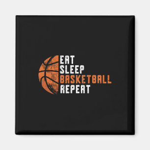 Basketball-Trainer essen Schlaf Basketball Wiederh Magnet