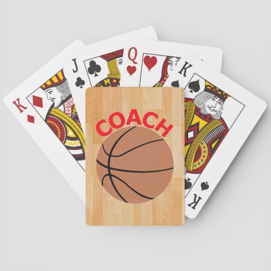 Basketball-Trainer Fahrrad Spielkarten Decks (Rückseite)