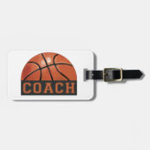 Basketball-Trainer Gepäckanhänger (Vorderseite horizontal)