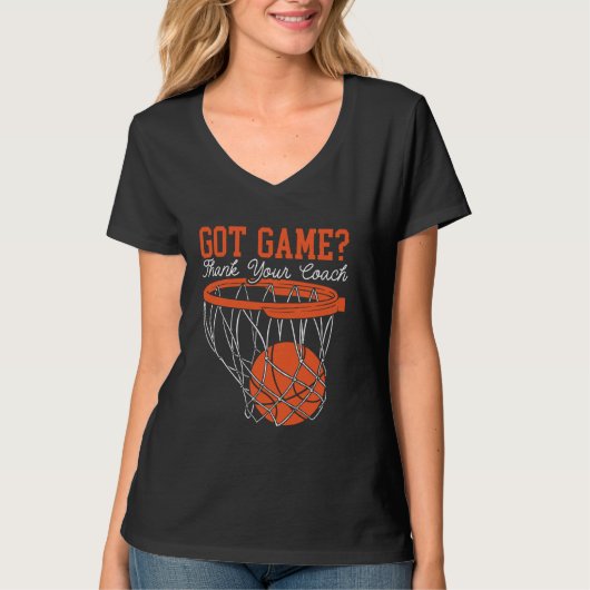 Basketball Trainer Hooper Basketball L T-Shirt (Vorderseite)