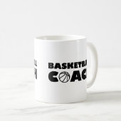 Basketball-Trainer Kaffeetasse (VorderseiteRechts)