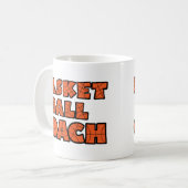Basketball-Trainer Kaffeetasse (Vorderseite Links)