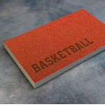 Basketball Trainer Minimalistisch Visitenkarte<br><div class="desc">Basketball Leder Coach Sport Business Cards.</div>