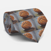 Basketball-Trainer-Schlips Krawatte (Gerollt)