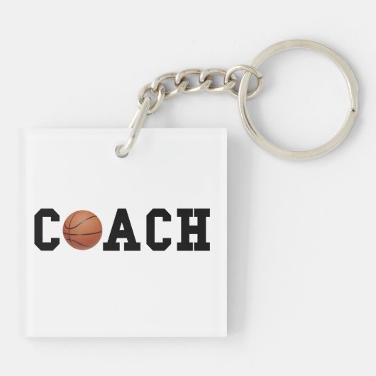 Basketball-Trainer Schlüsselanhänger (Rückseite)