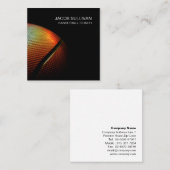 Basketball Trainer Scout Beruflich Sport Quadratische Visitenkarte (Vorne/Hinten)