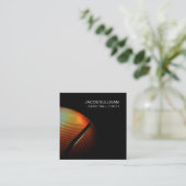 Basketball Trainer Scout Beruflich Sport Quadratische Visitenkarte (Stehend Vorderseite)