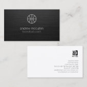 Basketball Trainer Scout Beruflich Sport Visitenkarte (Vorne/Hinten)