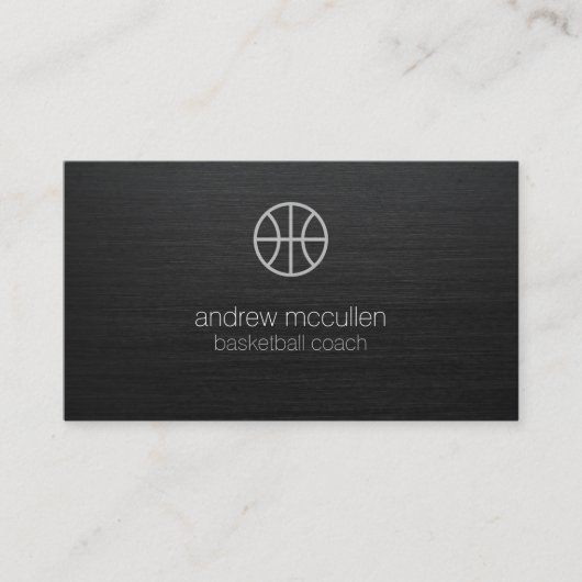 Basketball Trainer Scout Beruflich Sport Visitenkarte (Vorderseite)