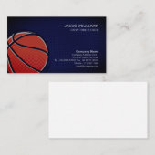 Basketball Trainer Scout Beruflich Sport Visitenkarte (Vorne/Hinten)