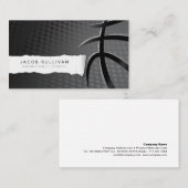 Basketball Trainer Scout Beruflich Sport Visitenkarte (Vorne/Hinten)