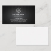 Basketball Trainer Scout Beruflich Sport Visitenkarte (Vorne/Hinten)